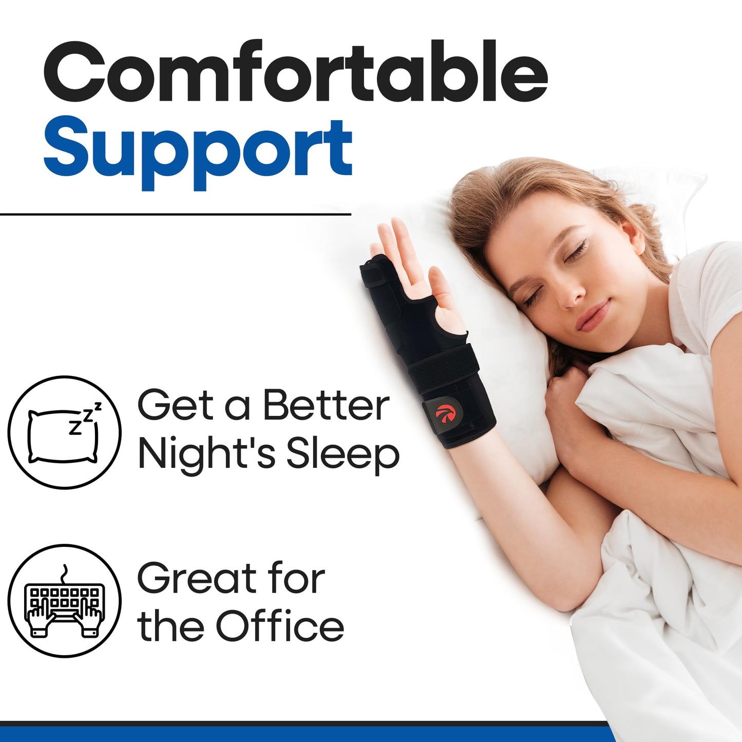Pinky Finger Splint Boxer Fracture Brace | Ulnar Gutter Splint Hand Brace | Ring & Little Finger Splints | Broken Metacarpal Support Cast | Dupuytren's Contracture | Boxers Pinky Braces (MED RIGHT)