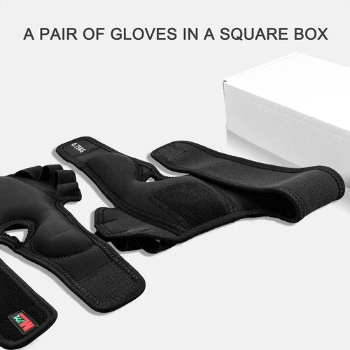 Ritammi Weighted Gloves 4lb (2lb Each), Fitness Soft Iron Gloves with Wrist Support for Gym Boxing Strength Training, Cross Training, Gifts for Men, Dad, Husband