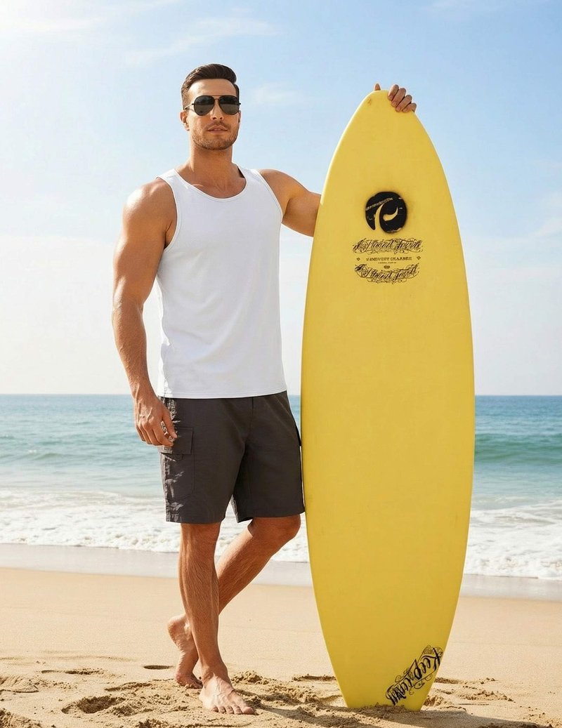 PINSPARK Athletic Tank Tops Men Gym Workout Sleeveless Muscle Shirts Quick Dry Breathable Training Bodybuilding Fitness Tee White