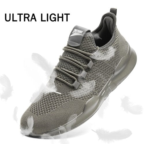 QIJGS Running Shoes for Men Tennis Athletic Gym Sneakers Mesh Lightweight Sports Fashion Workout Casual Shoes-Dark Grey-9.5