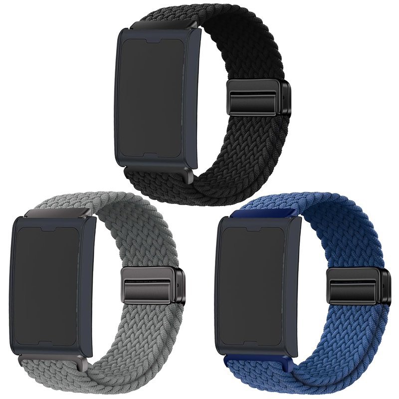 SUGARJAR Nylon Sport Band Compatible with Amazfit Helio, Breathable, Adjustable Replacement Band For Man Woman