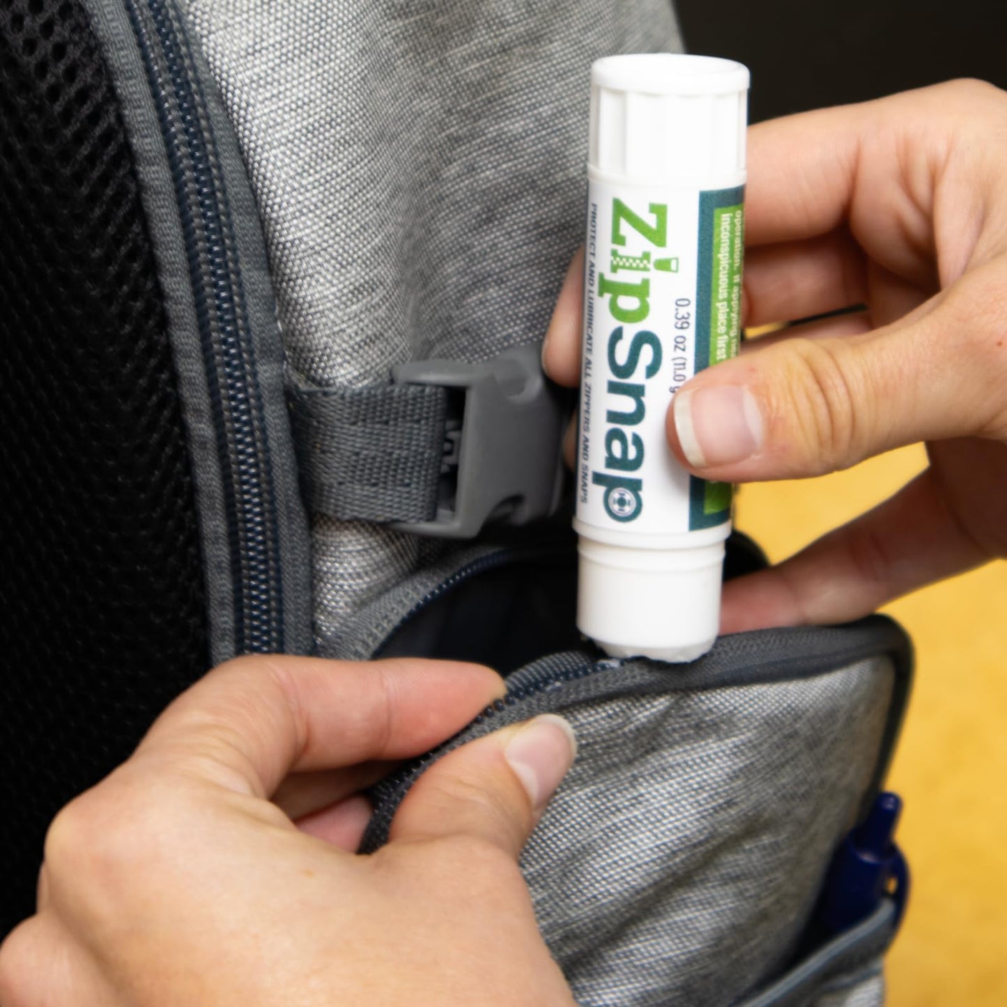 ZipSnap Zipper and Snap Wax Lube for Hunting Blinds, Ice Fishing Shanties, Outdoor Clothing, Backpacks