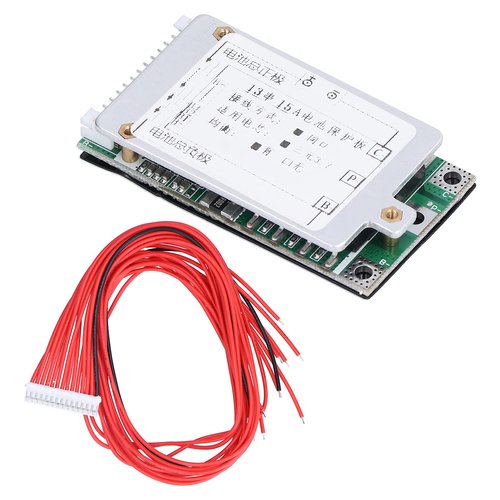 Lithium Ion Battery Pack 48V 15A 13s 13s Aluminum Alloy Board with Balancing for Electric Vehicles Scooters