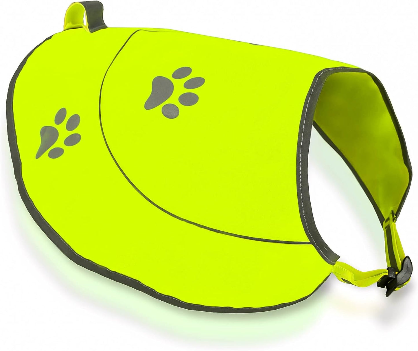 Skiennix Dog Reflective Vest - High Visibility Safety Jacket with Elastic Straps | Yellow, XX-Large