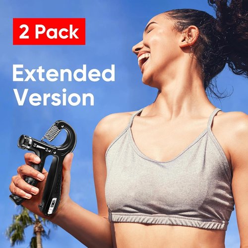 HiKeep Grip Strength Trainer - Forearm & Hand Strengthening Devices | 2 Pack for Enhanced Grip Power