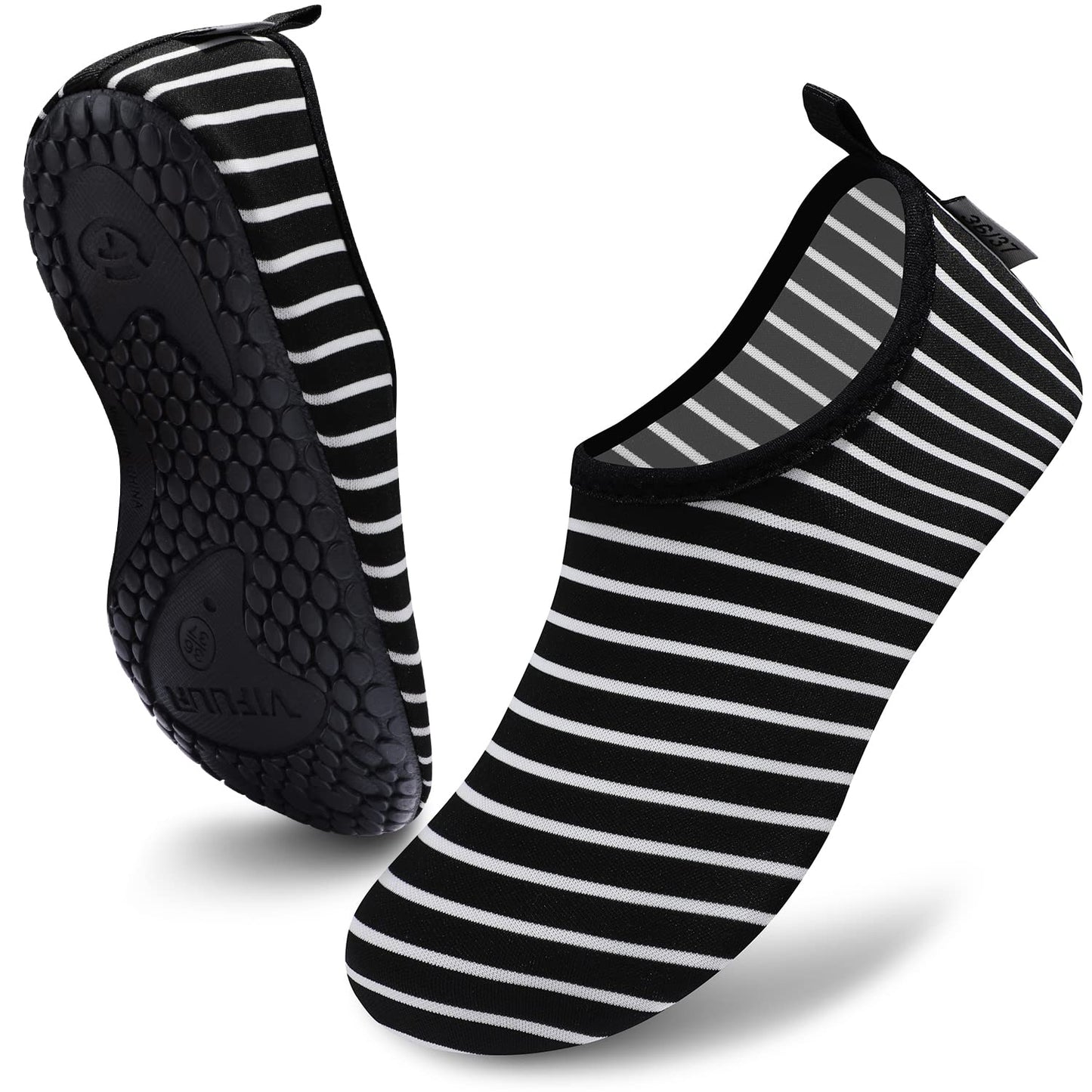 VIFUUR Water Shoes for Men Women Barefoot Quick Dry Aqua Socks Slip On
