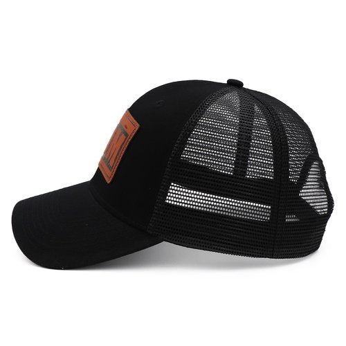 Mom and Dad Hats New Dad Mon Parents Gifts for Couples Fathers Day Embroidered Mesh Baseball Caps Black