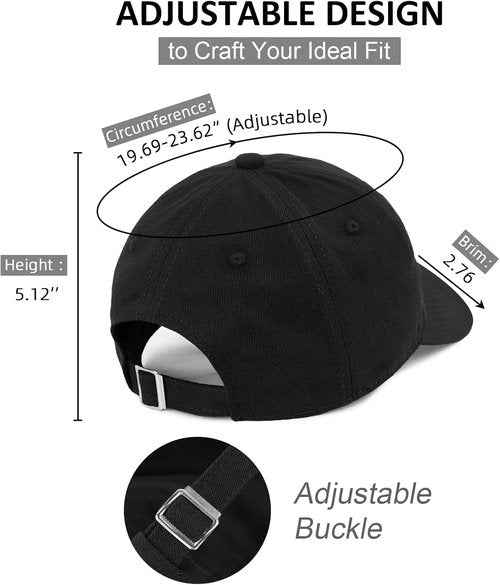 Durio Women's Baseball Cap - Adjustable Unisex Cute Sun Hat with Visor | Soft Cotton Dad Hat