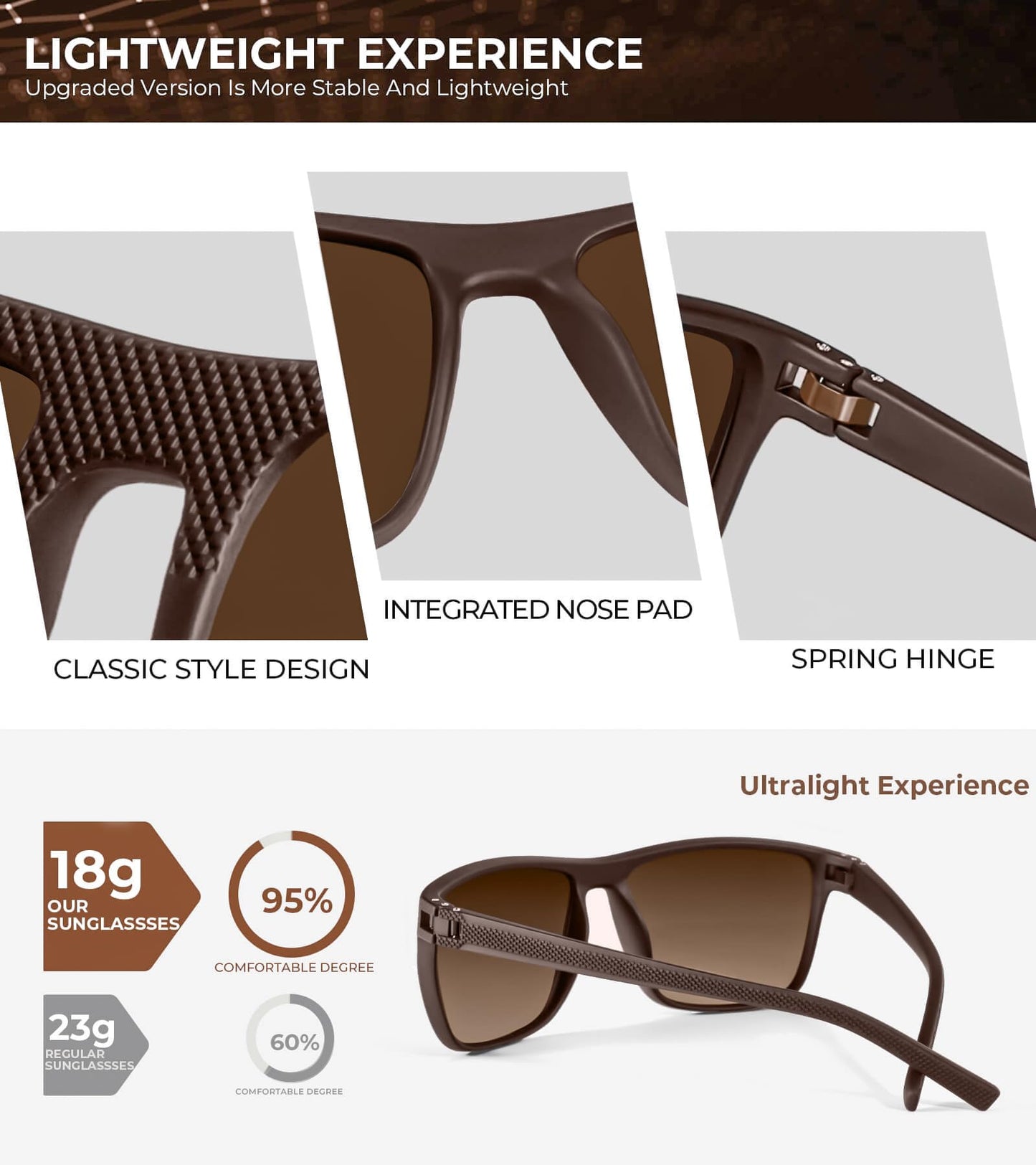 KALIYADI Mens Sun-Glasses Polarized Sunglasses-Men: Classic Sunglasses with Ultraviolet Protection for Driving Fishing Golf