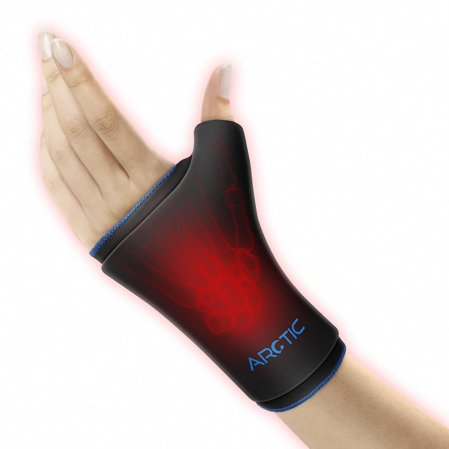 Two Pack | Wearable Thumb & Wrist Ice Pack – Reusable Hot Cold Compression for Hand, Finger, Carpal Tunnel, Arthritis, and Tendonitis Relief (S/M)