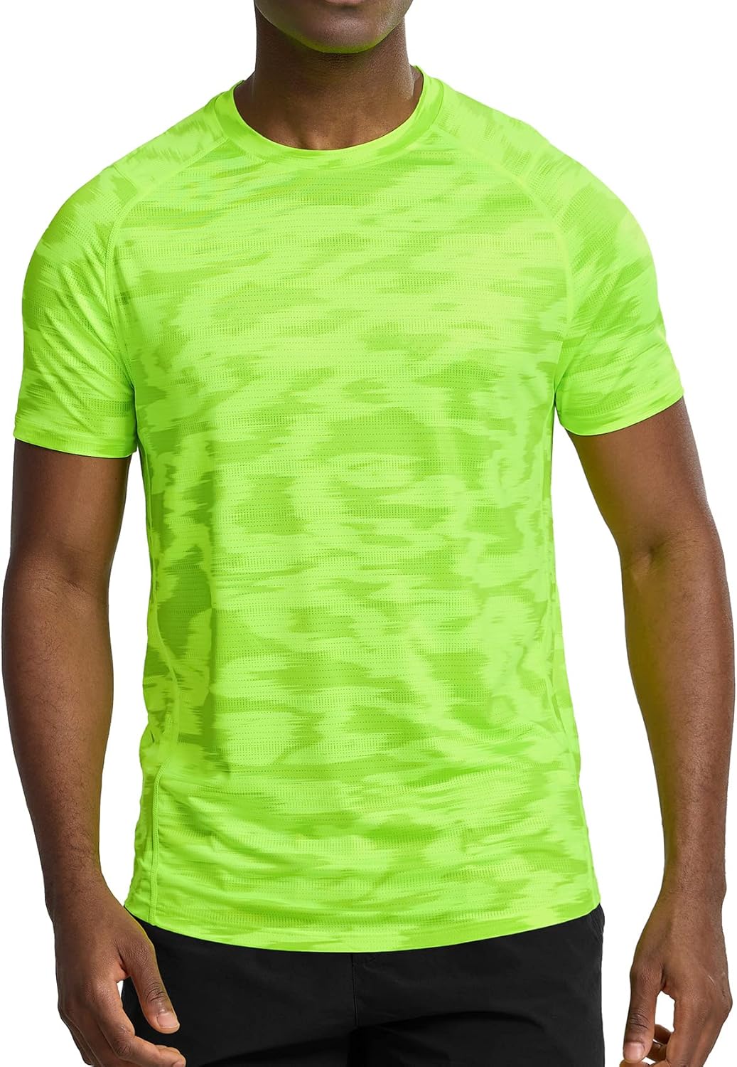 Zengjo Men's Athletic T-Shirt - Quick-Dry Short Sleeve for Running & Gym Workouts | Comfortable Fit