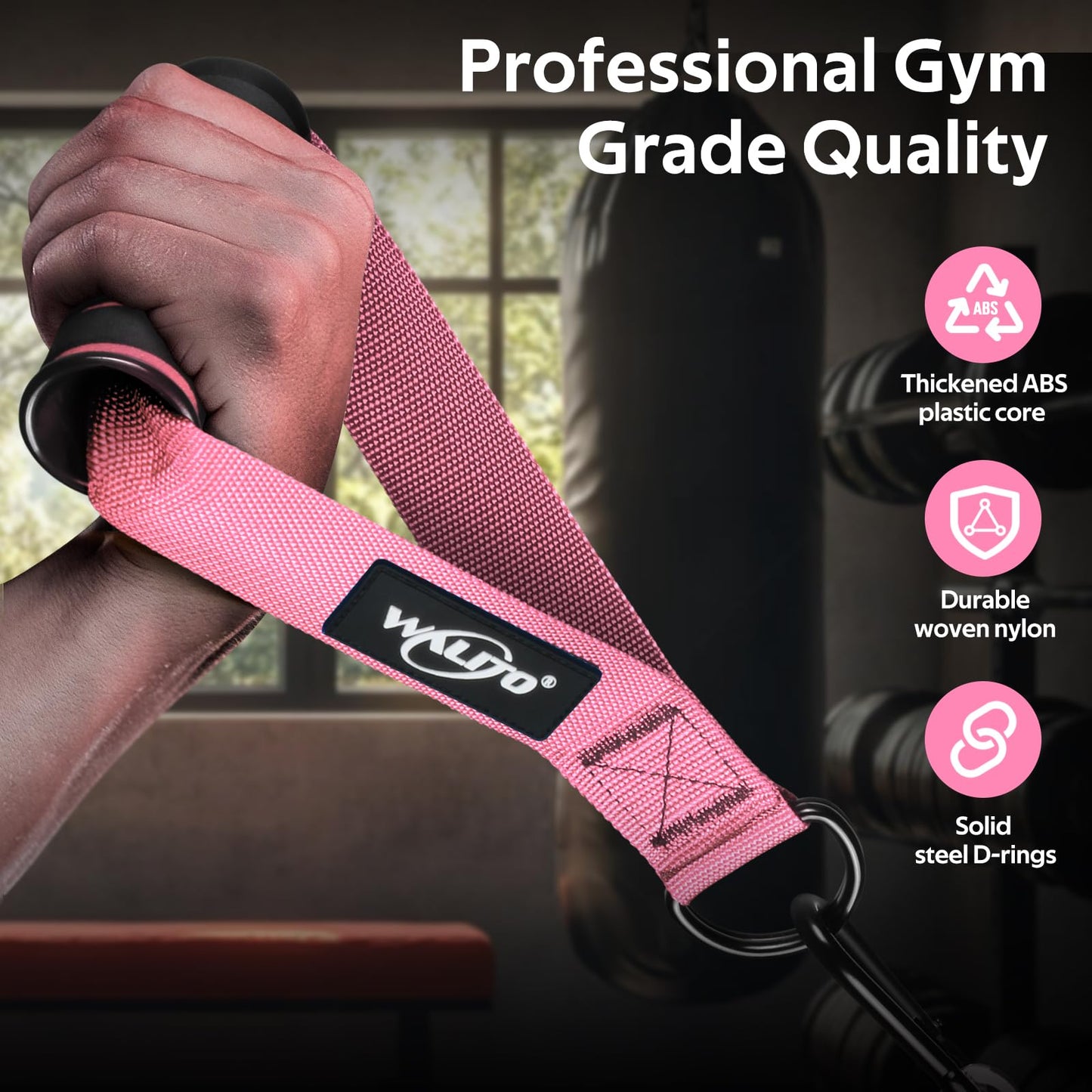 Exercise Handles, Cable Machine Handles for Gym Cable Attachments Training