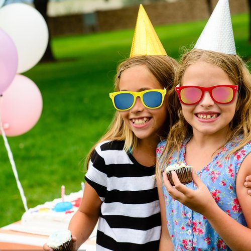 GoodUping 12 Pack Kids Sunglasses Bulk with UV Protection, Kids sunglasses Party Favors for Boys and Girls Ages 3-6, Essential Party Supplies for Summer Outdoor Activities