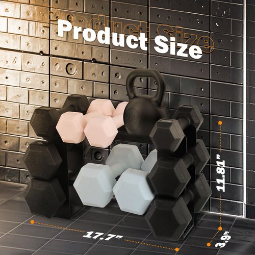 Small Dumbbell Rack Stand Only - Iron Weight Stand Holder Storage for Dumbbells - Weight Rack for Home Gym dumbbell