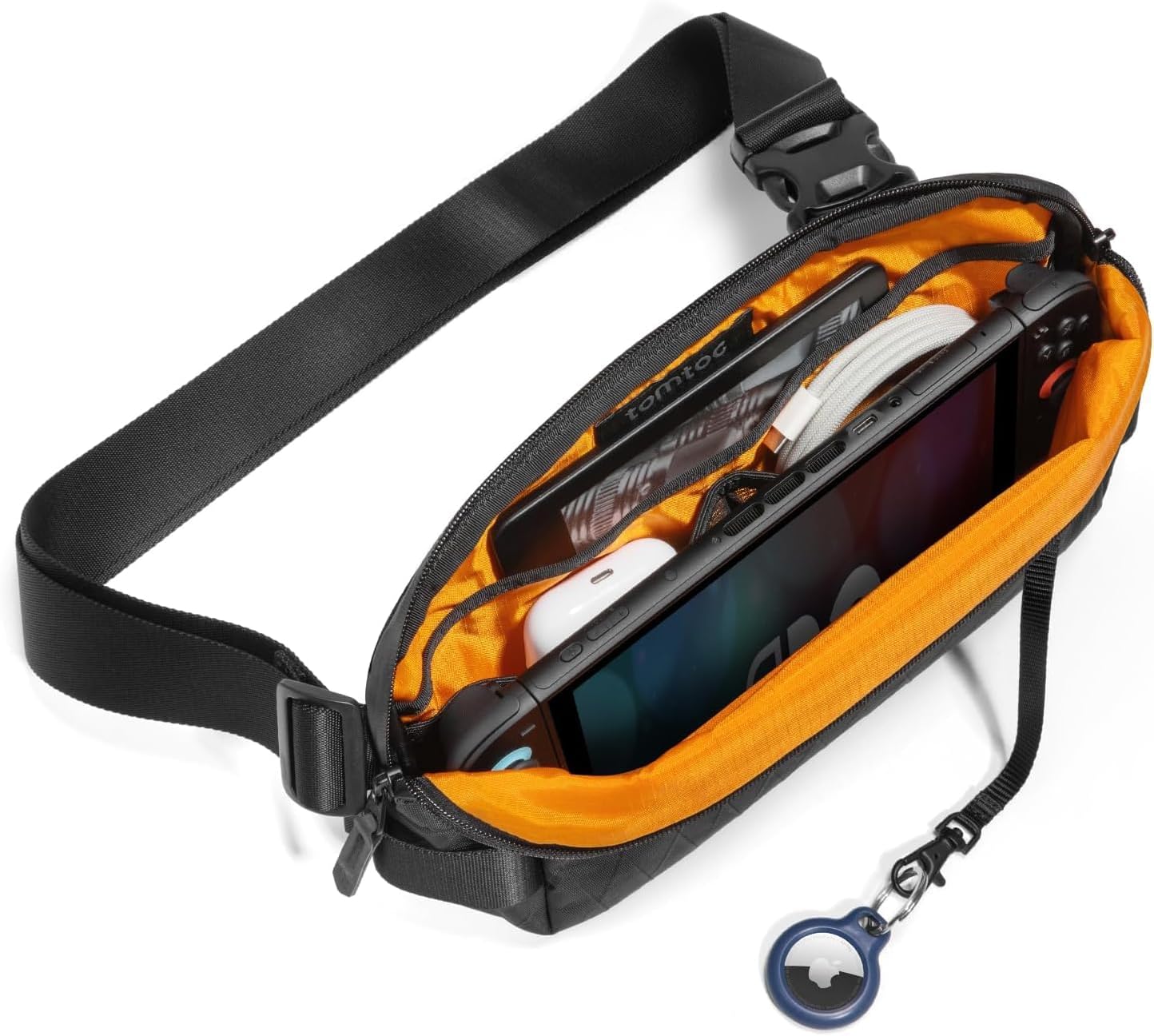 tomtoc Compact EDC Sling Bag - Versatile Crossbody Chest Pack for Men & Women | 3L-10L, X-Pac/Recycled Polyester