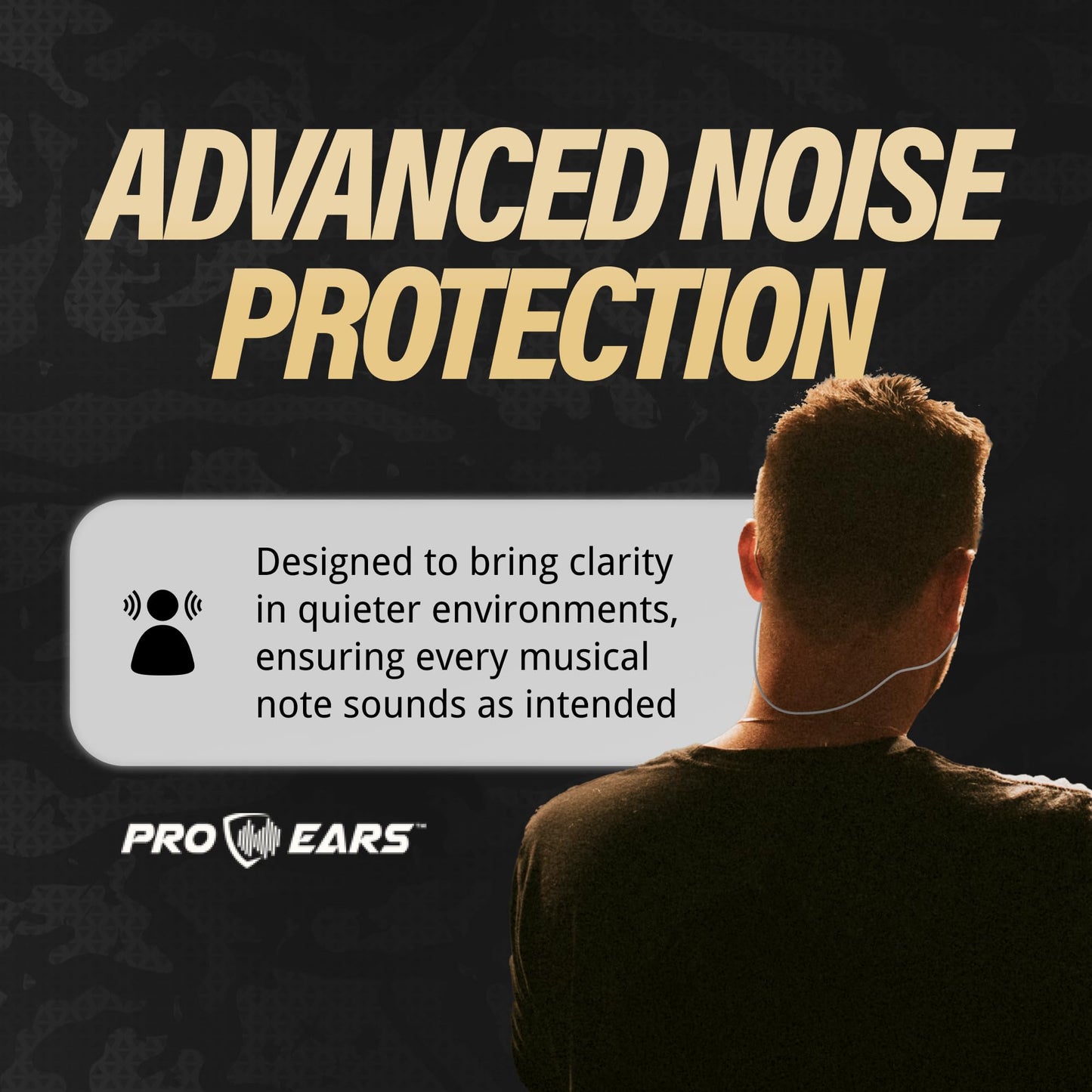 Pro Ears Audiomorphic Earplugs, Shooting Ear Protection, Noise Canceling Earbuds, Hearing Protection, Concert Ear Plugs, Carrying Case Included, Orange (Large)