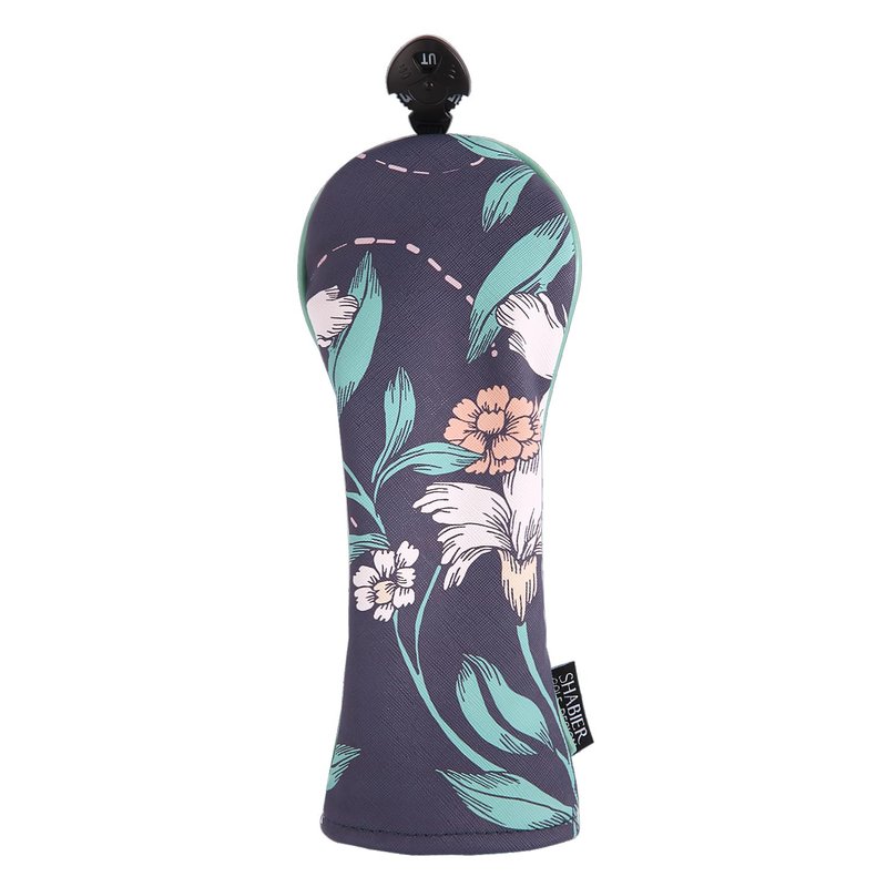 SHABIER Beautiful Floral Pattern Background Golf Head Cover for Hybird Club
