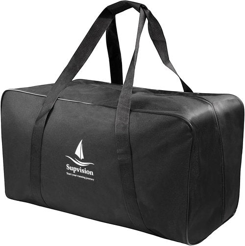**Foldable Duffle Bag by [Brand Name] - Durable 54L Travel Tote with Zippers & Handles | 23.6"x11.8"x11.8"**