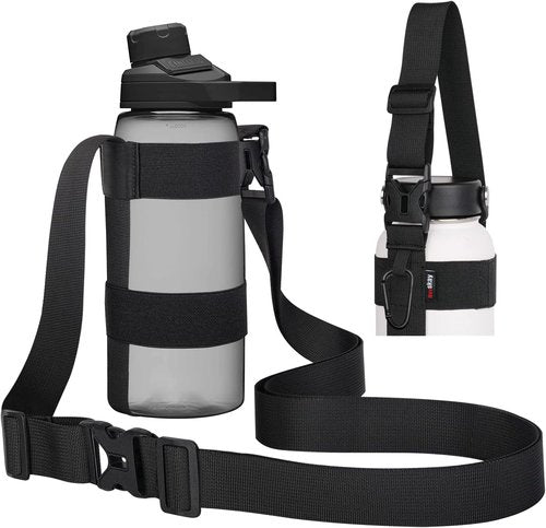 HEYSKAY Water Bottle Holder - Adjustable Sling for Owala FreeSip, Hydro Flask & Universal Bottles | Ideal for Hiking & Walking