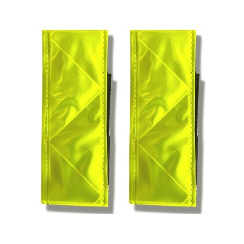 Vincita High Visibility Reflective Bands (Pair) – Adjustable Ankle Straps for Cycling, Running & Walking – Trouser Pant Guard & MOLLE Backpack Compatible Safety Gear (Pair of 2)