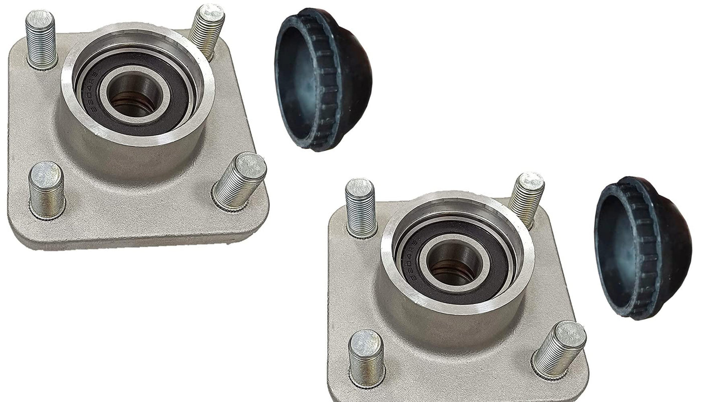 Dr.Acces 2PCS Golf Cart Front Wheel Hub Assembly, Compatible with Yamaha G2 G8 G9 G14 G16 G19 G22 G29 Drive Models, Replace OEM# JG5-WF511-10-00 JG5-WF511-00