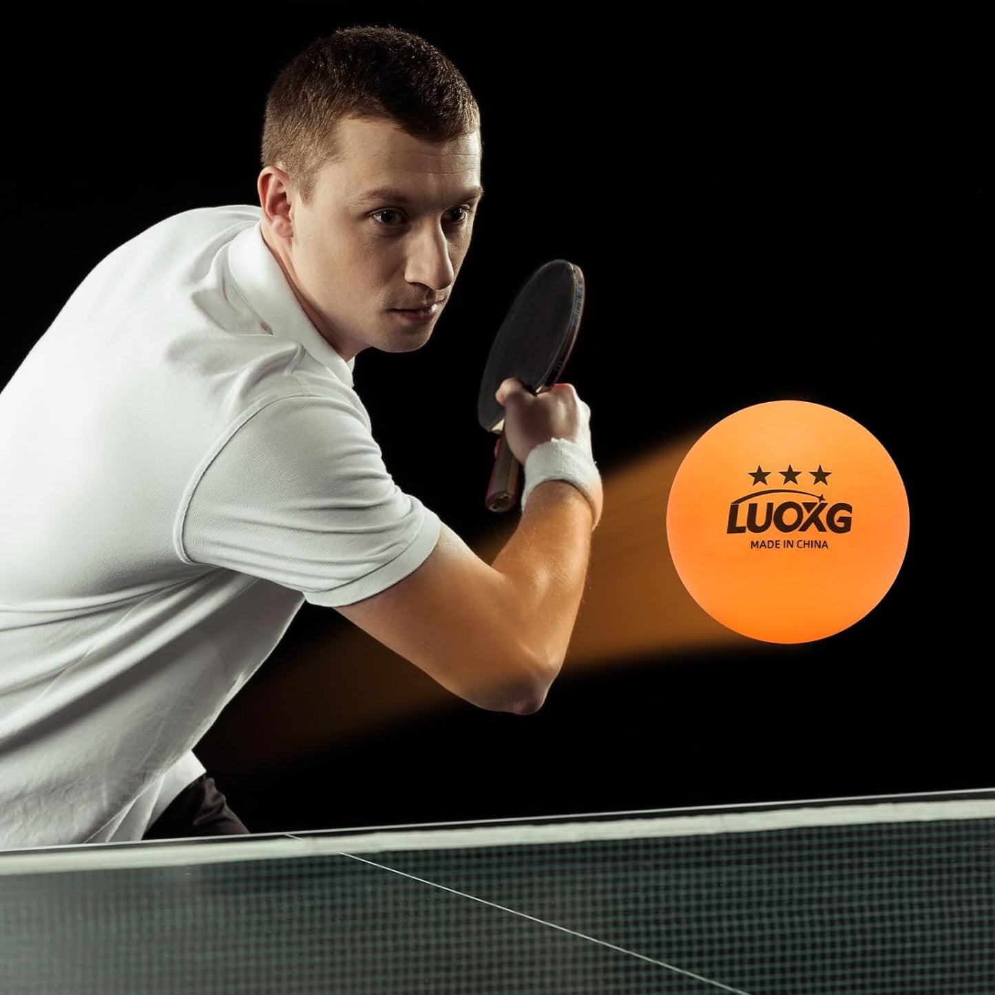 Ping Pong Balls 20 Pack - High-Quality Orange 3 Star Table Tennis Balls for Beginners & Professionals