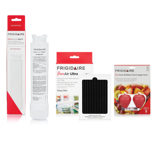 Frigidaire PureSource Ultra (EPTWFU01) & PureAir Ultra (PAULTRA) & PureFresh (FRPFUFV2) Water & Air Filter Combo Kit