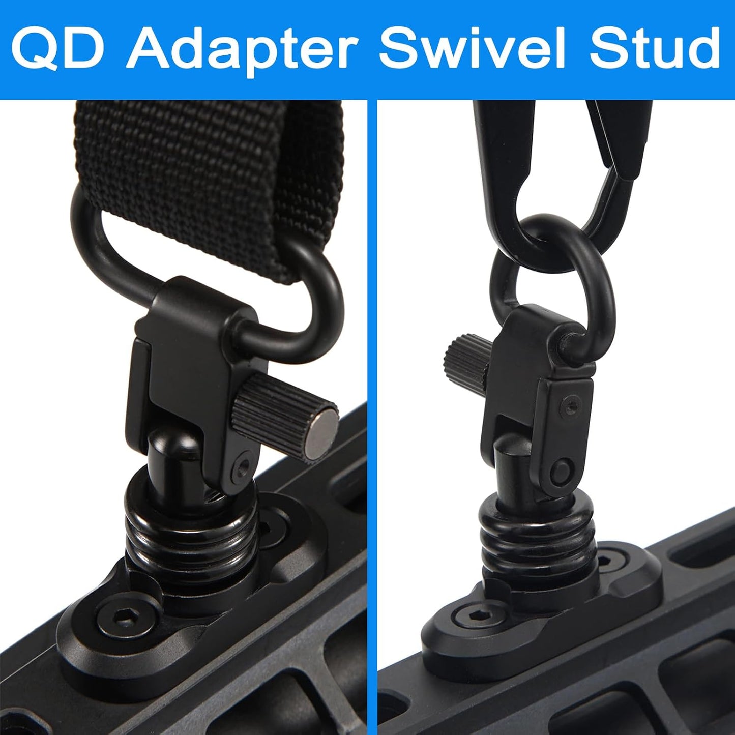 QD Sling Swivel Stud - Heavy Duty Steel Quick Detach Sling Mount | Durable and Reliable Design