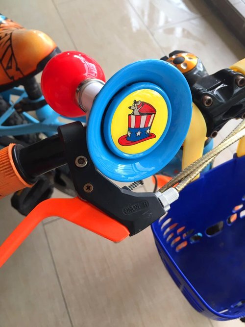 AISHEMI Kids Bike Metal Squeeze Horn Bell Handlebar Ring Horn for Trikes Scooters Balance Bike