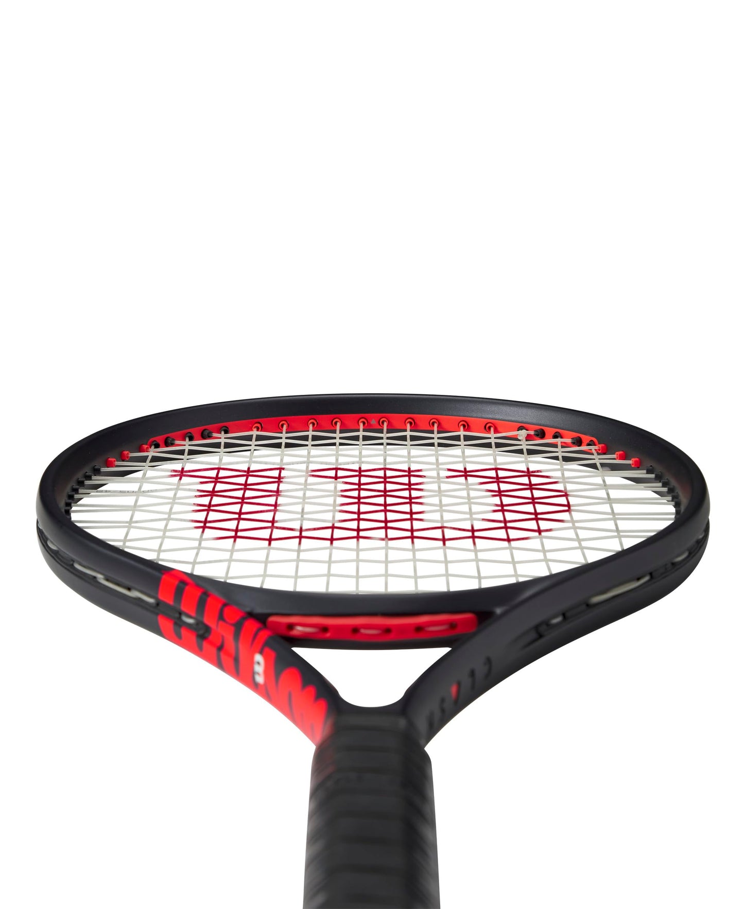 Wilson Clash 100 V3 Strung Adult Performance Tennis Racket - Grip Size 1-4 1/8", Strung with Sensation 16 Natural at Mid Range Tension
