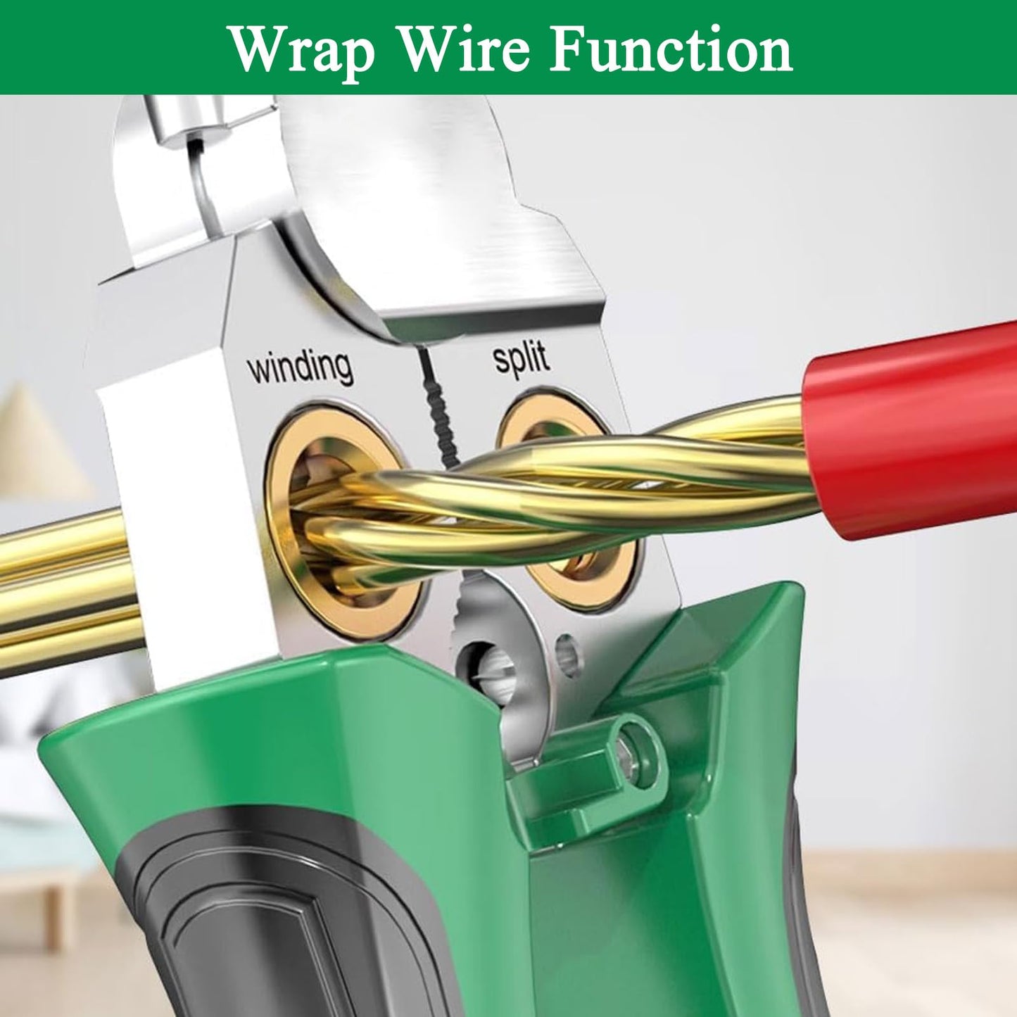 8-in-1 Wire Stripper & Voltage Tester - Cutting & Pulling Pliers for Electricians - Essential Repair Tool (1PC)