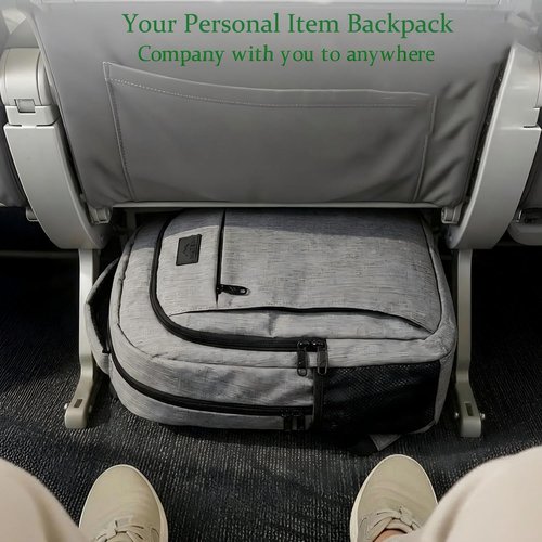 MATEIN Travel Laptop Backpack - Anti-Theft Slim Design | Water-Resistant 15.6 Inch Bag for Men & Women - Grey
