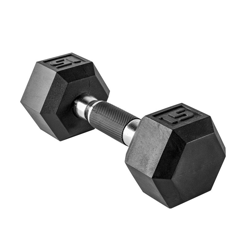 CAP 50 lbs Coated Dumbbell Set with Comfort handle, 10LBx2, 15lbx2