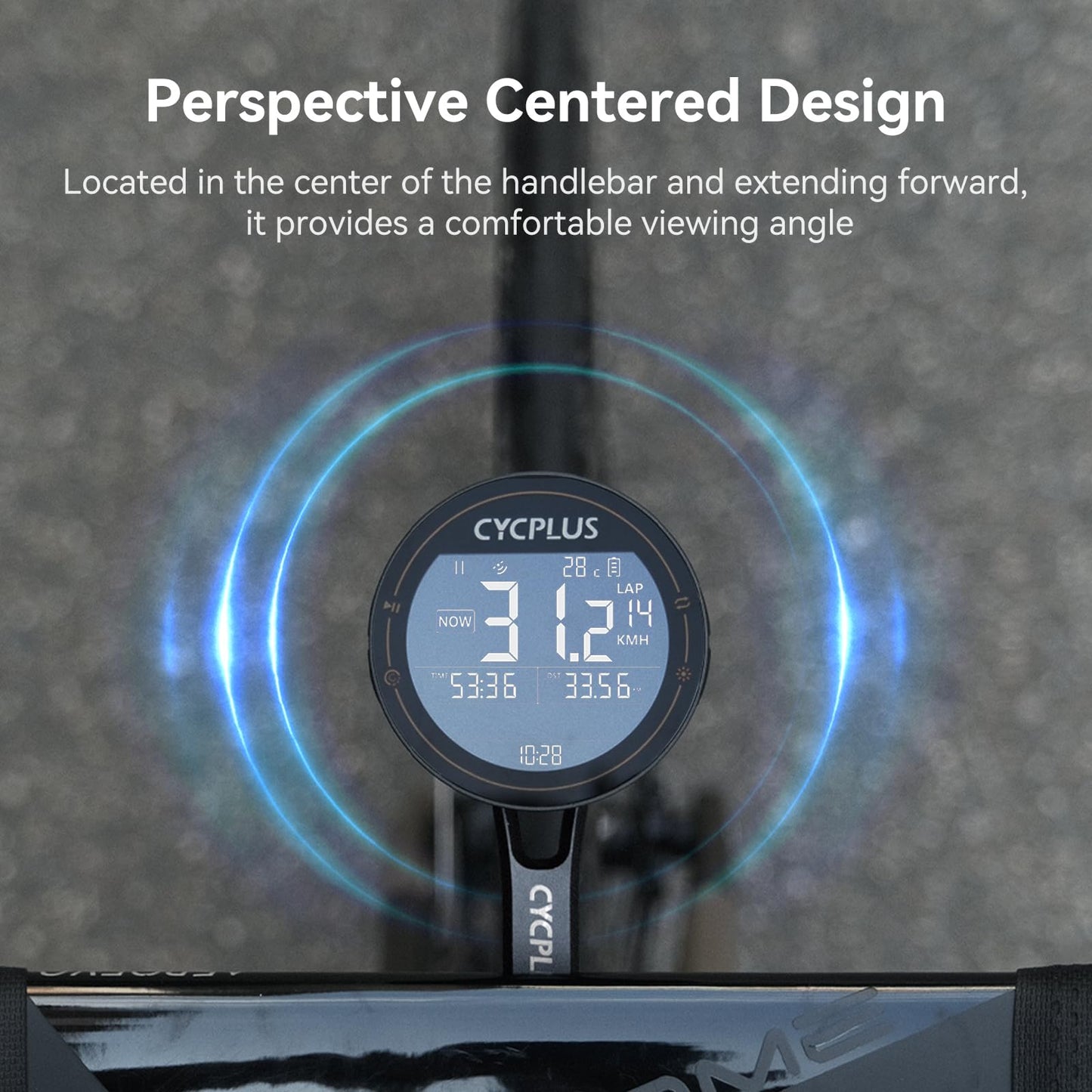 CYCPLUS Out Front Bike Mount Z3, Cycling Computer Bicycle Mount Compatible with Garmin/Igpsport/Xoss Cycling Computer