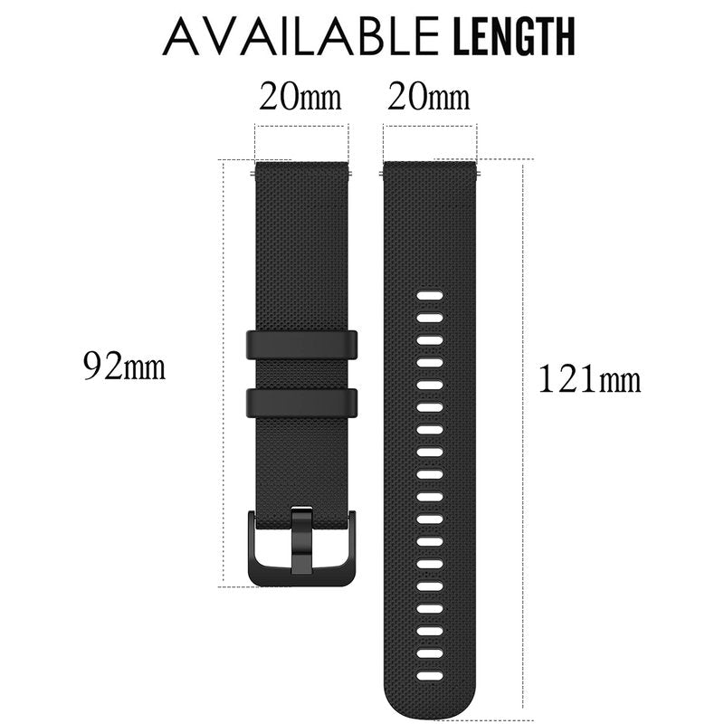 Band for Garmin Approach S40 S42 S12, 20mm Quick Release Band Replacement for Garmin Approach S50 S44 (No Tracker, Replacement Bands Only)