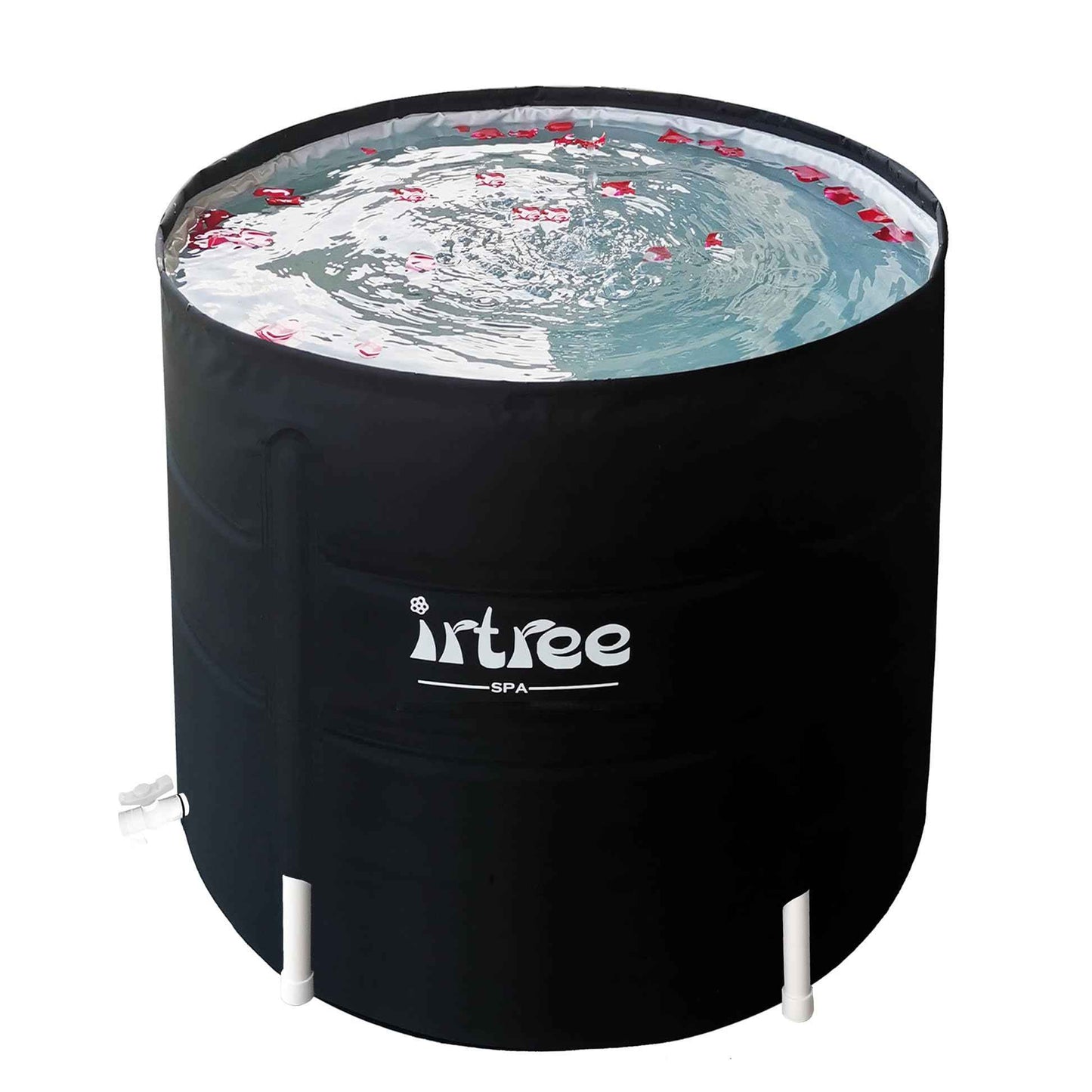 Portable Bathtub Adult Soaking Tub Folding Shower Cold Plunge Tub Cold Plunge Barrel Bath Tub Shower Tub (Dia 29.5" x H 27.5")