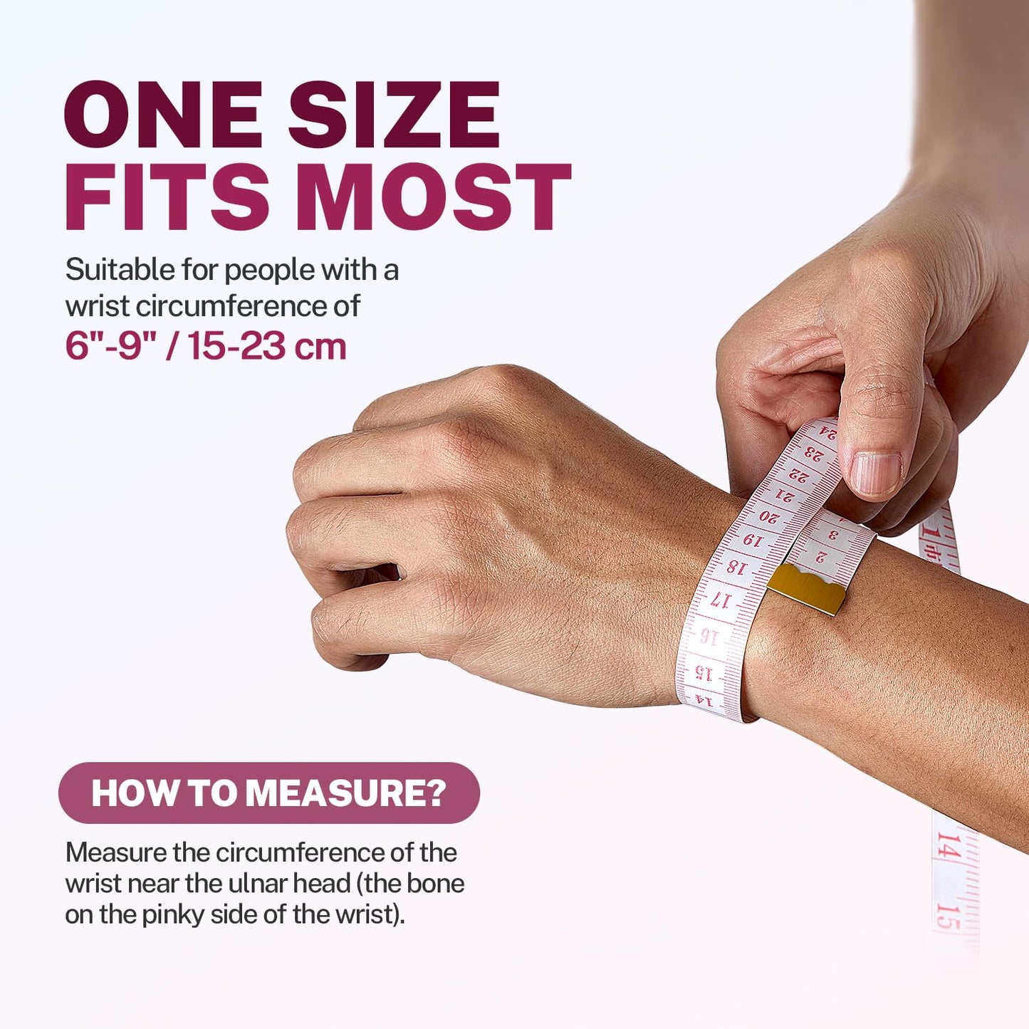 Fitomo Ultra Thin TFCC Wrist Brace for TFCC Tear with 3D Cushion Pads, Ulnar Wrist Brace for Ulnar Sided Wrist Pain, Adjustable Compression Wrist Wrap for Sports Tennis Golf Weight Bearing, 1 Pack
