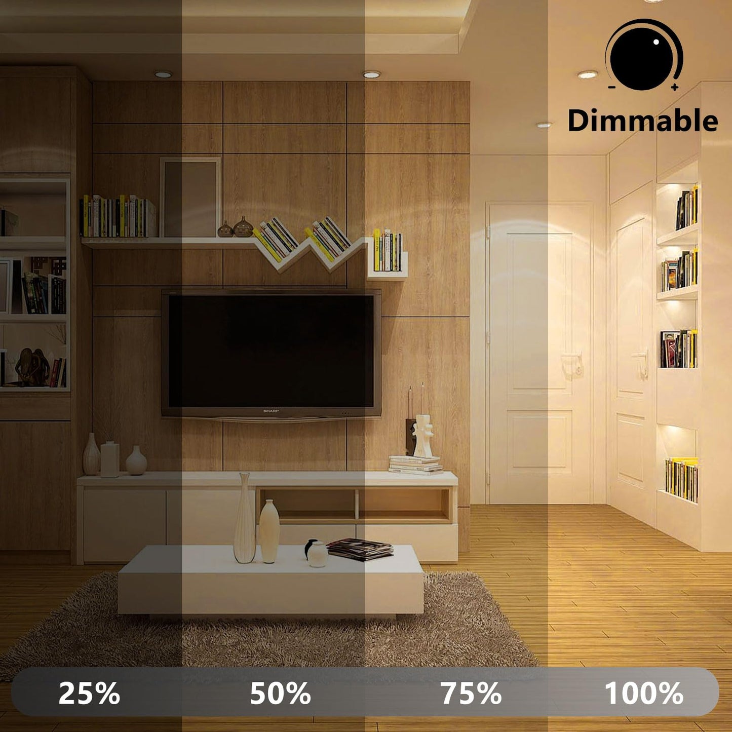 YEGRUEB MR16 Halogen Bulb 12V 20W GU5.3 Bi-Pin Base, 2800K Warm White, Dimmable, High Output for Track Light, Landscape (Pack of 6)