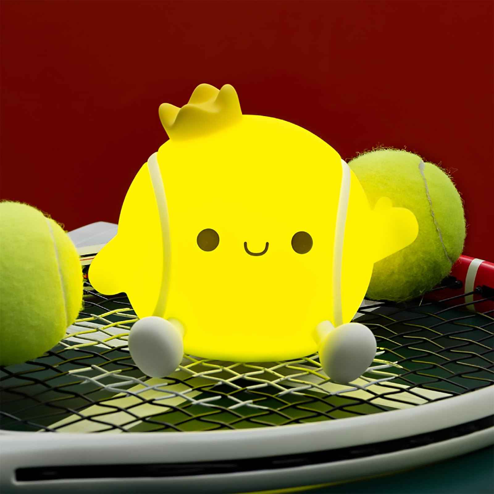 QANYI Sport Lover Tennis Light,Rechargeable Small Lamp Dimmable with Soft Touch,Tennis Party Favors Accessories Stuff Decorations,Birthday Christmas Tennis Players Teams Gifts for Girls Friends Women