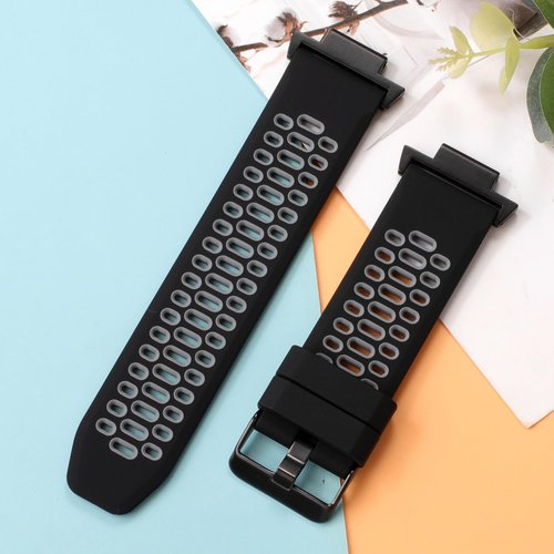 Silicone Watch Band Strap For Casio G-SHOCK GXW-56 GX-56BB GX-56 (black grey)
