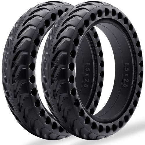 BABEJIA 2-Pack 50/75-6.1 Scooter Tires Tubeless, Upgrade Your Scooter with 8.5x2.0 Airless TIres, 8 1/2 x2 Replacement Tyres Compatible with Gotrax GXL V2/XR/APEX, Hiboy S2, Xiaomi 3/3 Lite/M365