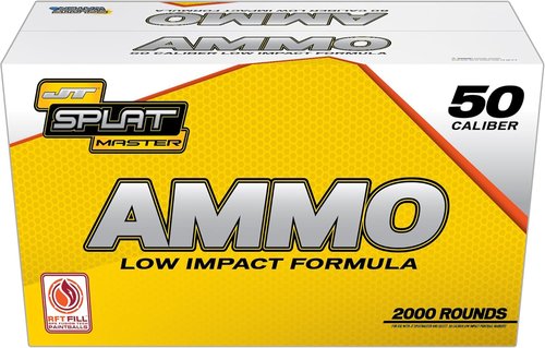 JT Splatmaster 2000ct Paintballs - Yellow Fill for Enhanced Accuracy and Fun