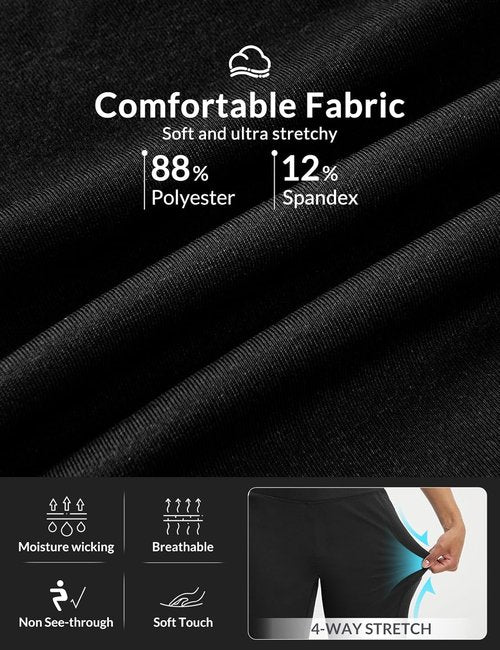 BALEAF Women's Bermuda Long Shorts with Pockets 9" Above Knee Length High Waisted Stretch Walking Athletic Dressy Casual