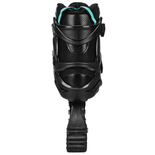 Roller Derby Q-84 Women's Inline Skates - Black/Teal - Size 07