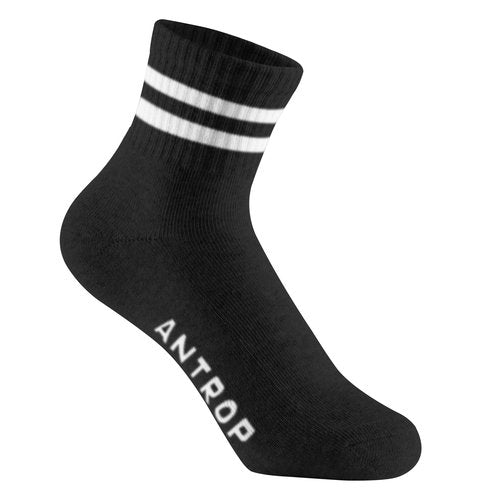 ANT21T Antrop WoMen Quarter Crew Cotton Heel Tab Athletic Running Cushion Socks (US, Numeric, 9, 11, Regular, Regular，6 Pairs, Black*2+Gray*2+White*2)