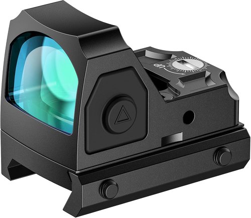 EZshoot Full-Sized Red/Green Dot Optic - 2MOA Dot with 12 Brightness Settings | RMR Compatible Scope