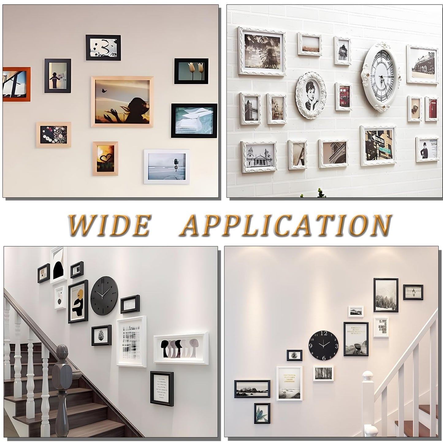 Dianrui 353PCS Picture Hanging Kit with Screws, Saw-Tooth, D Ring Picture Hangers Assortment, Picture Hanging Hardware Tool for Frame Hanging - 7 Models