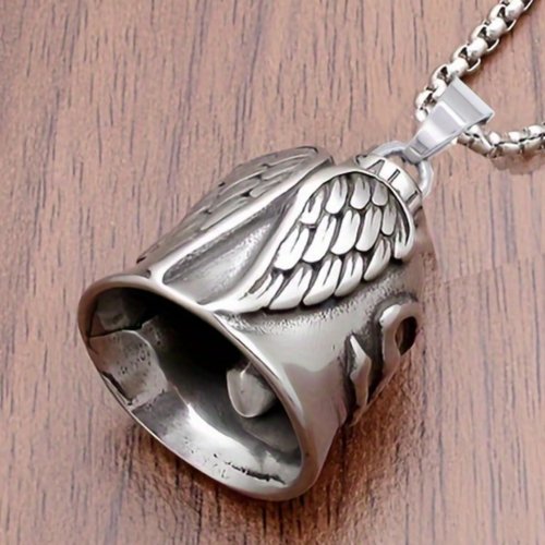 Phidinova Motorcycle Guardian Bell, Lucky Protection with Loud Clear Ring Durable Zinc Alloy for Bikes Riders Pets, Backpacks & Keys