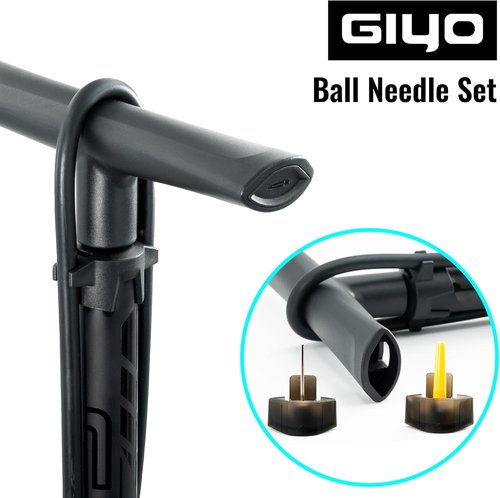 GIYO Bike Floor Pump - Dual Scale Gauge for Road & MTB | One-Handed Operation - 160PSI Steel Barrel