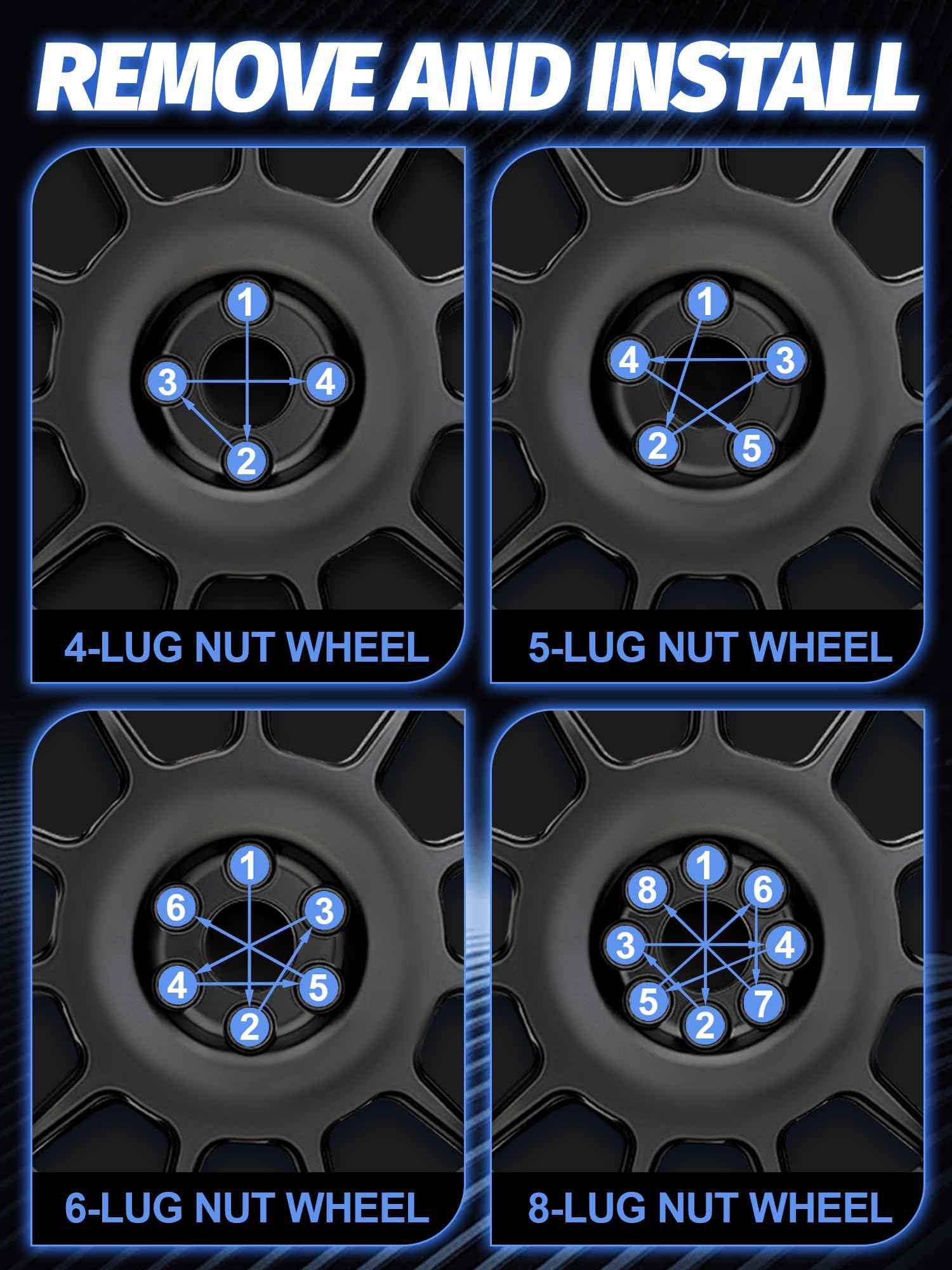 M12x1.5 Lug Nuts OEM Factory Wheel Lug Nuts for Tacoma 4 Runner FJ Cruiser Matrix GX460/ GX470/ SR5 Pre-Runner TRD Off-Road Limited Set of 24 Mag